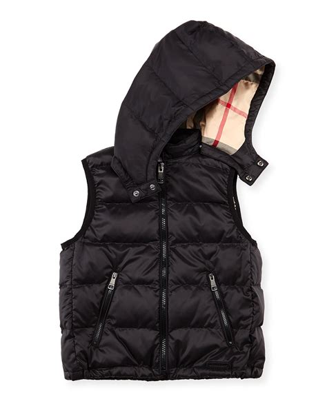 Burberry hooded vest